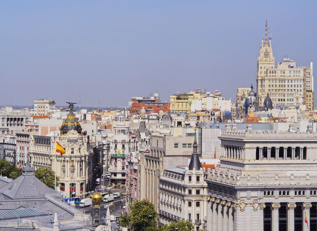 Panorámica urbana de Madrid